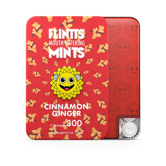 Flintts Mouth Watering Mints Cinnamon Ginger – F-Strength 300