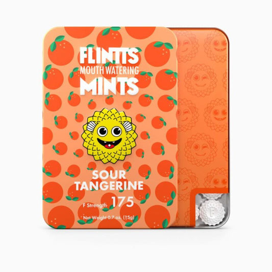 Flintts Mouth Watering Mints Sour Tangerine – F-Strength 175